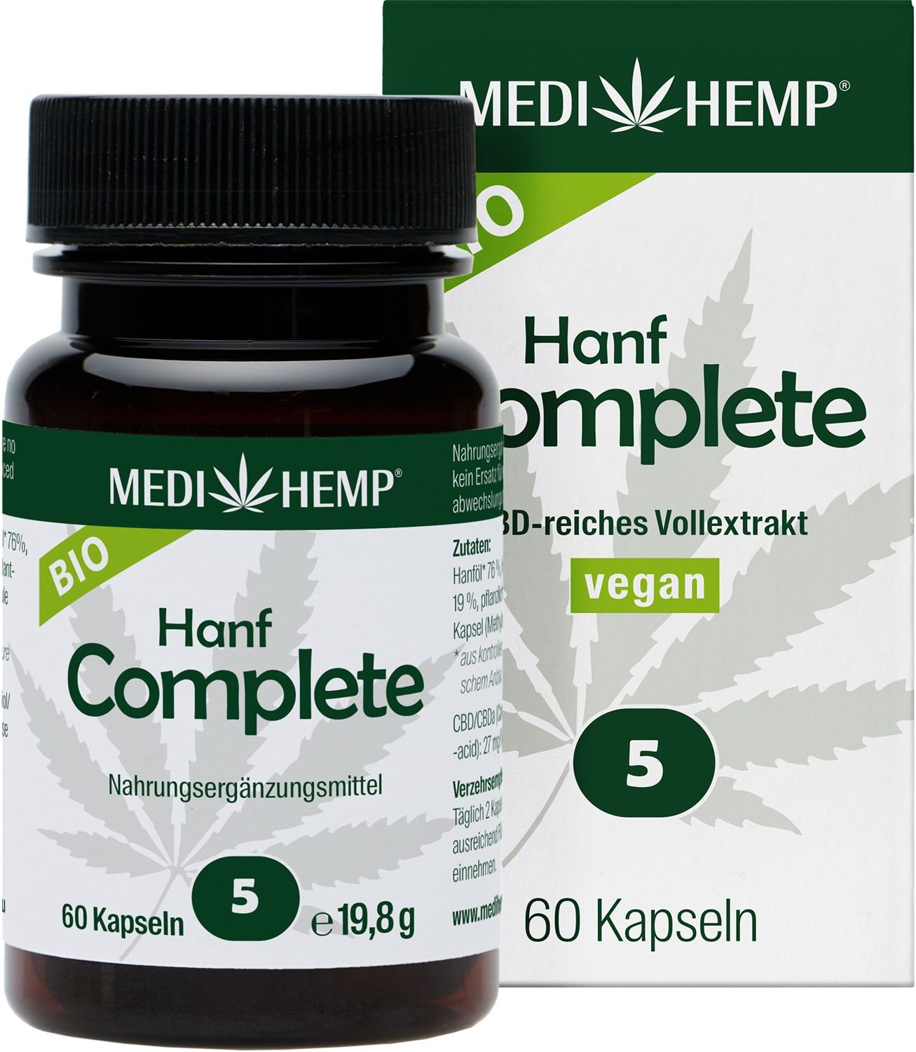 BIO Hanf Complete 5% Medihemp Kapseln 60 St