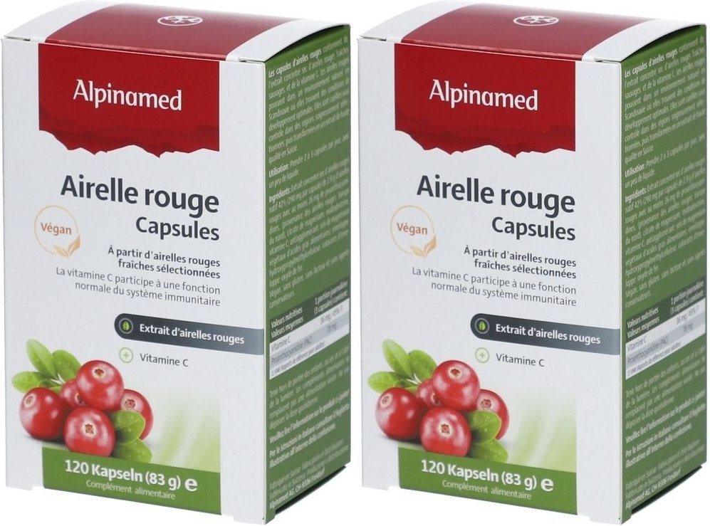 Alpinamed Preiselbeer 2x 2x120 St Kapseln