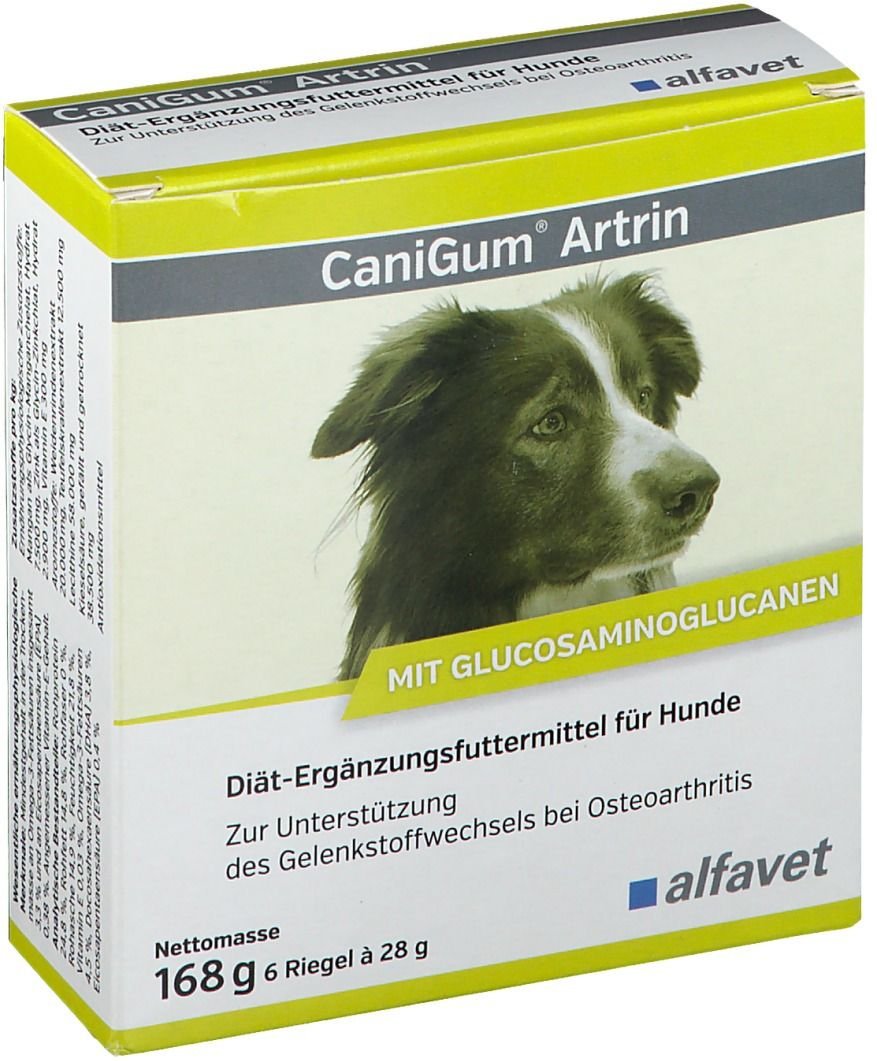 Thumbnail - Canigum Artrin Erg.Futterm.Kautabletten f.Hunde 6x28 g Kautabletten