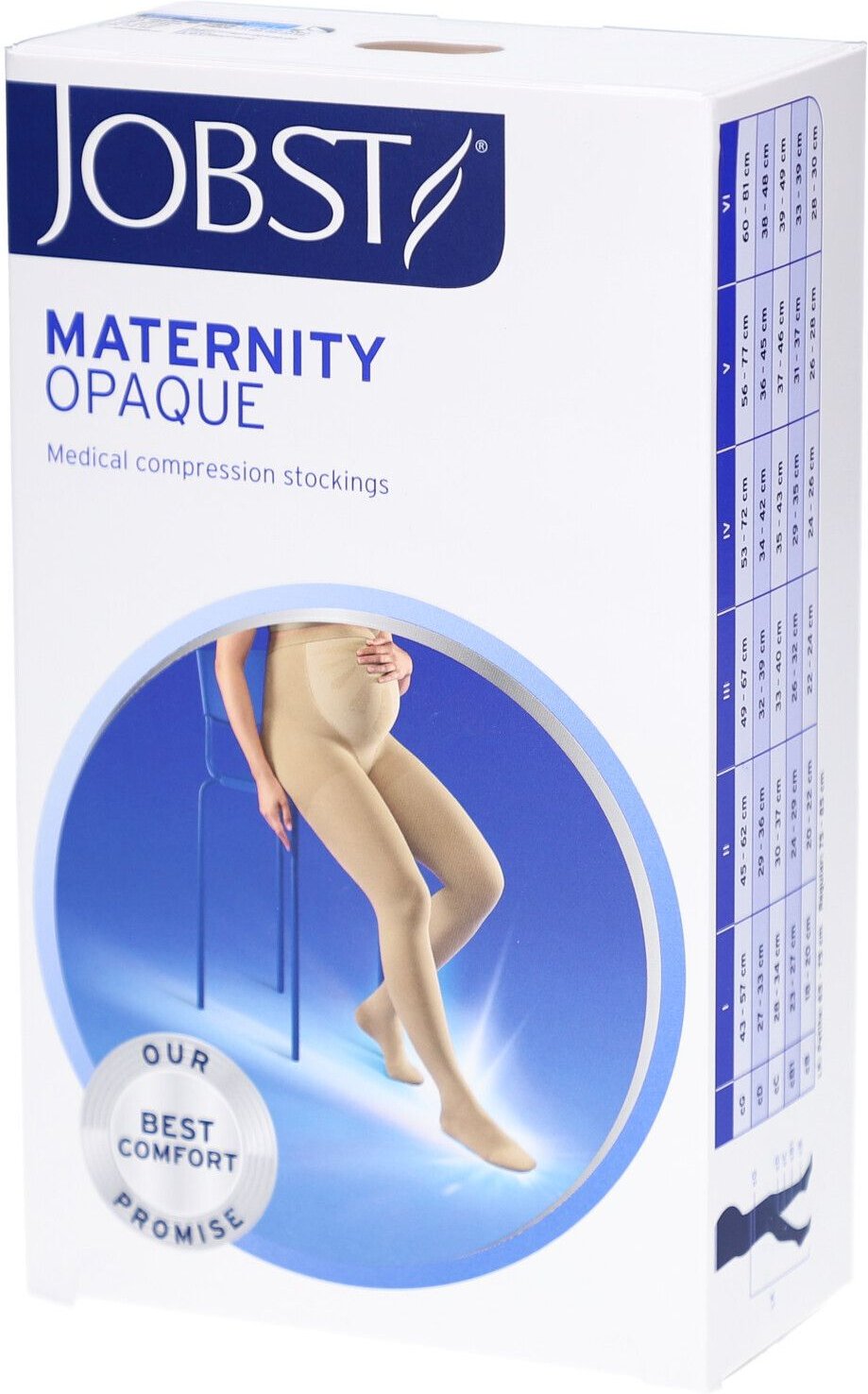 Jobst Maternity Opaque Panty Klasse 1 At Regular Mat Zwart Medium St