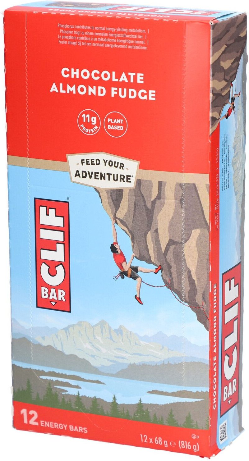 Clif Bar, Chocolate Almond Fudge, Riegel 12x68g 12x68 g