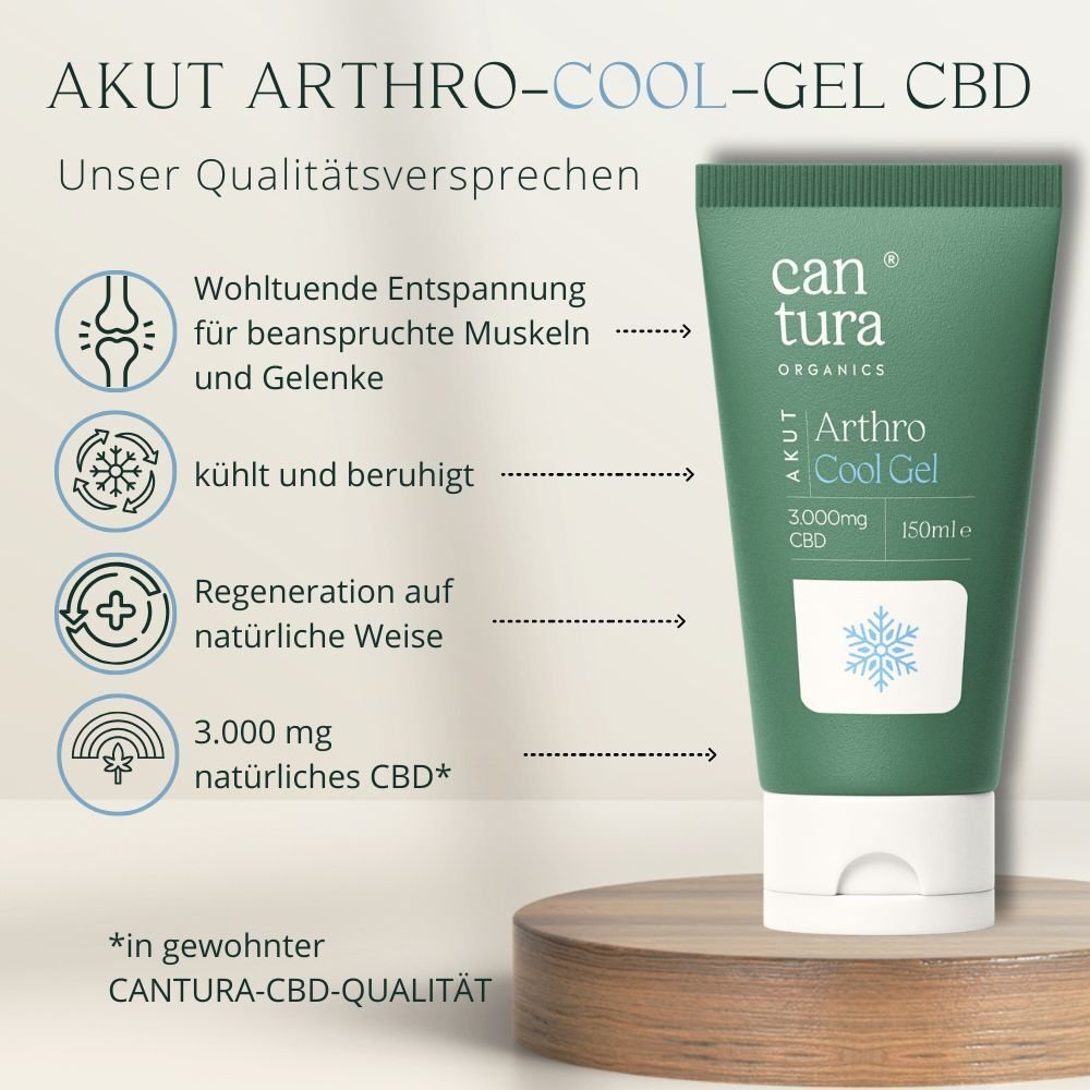 CBD GEL Arthro cool Cantura Cannabis 150 ml Gel