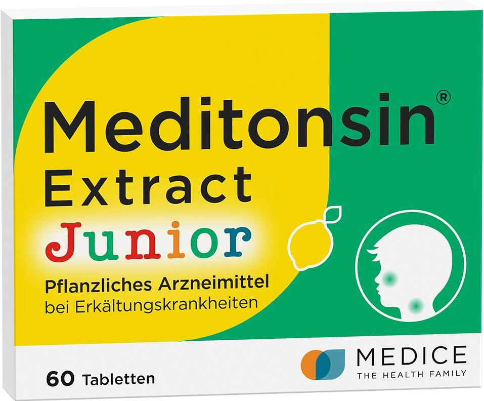 Meditonsin Extract Junior pflanzl.Erkältungstabl. 60 St Tabletten