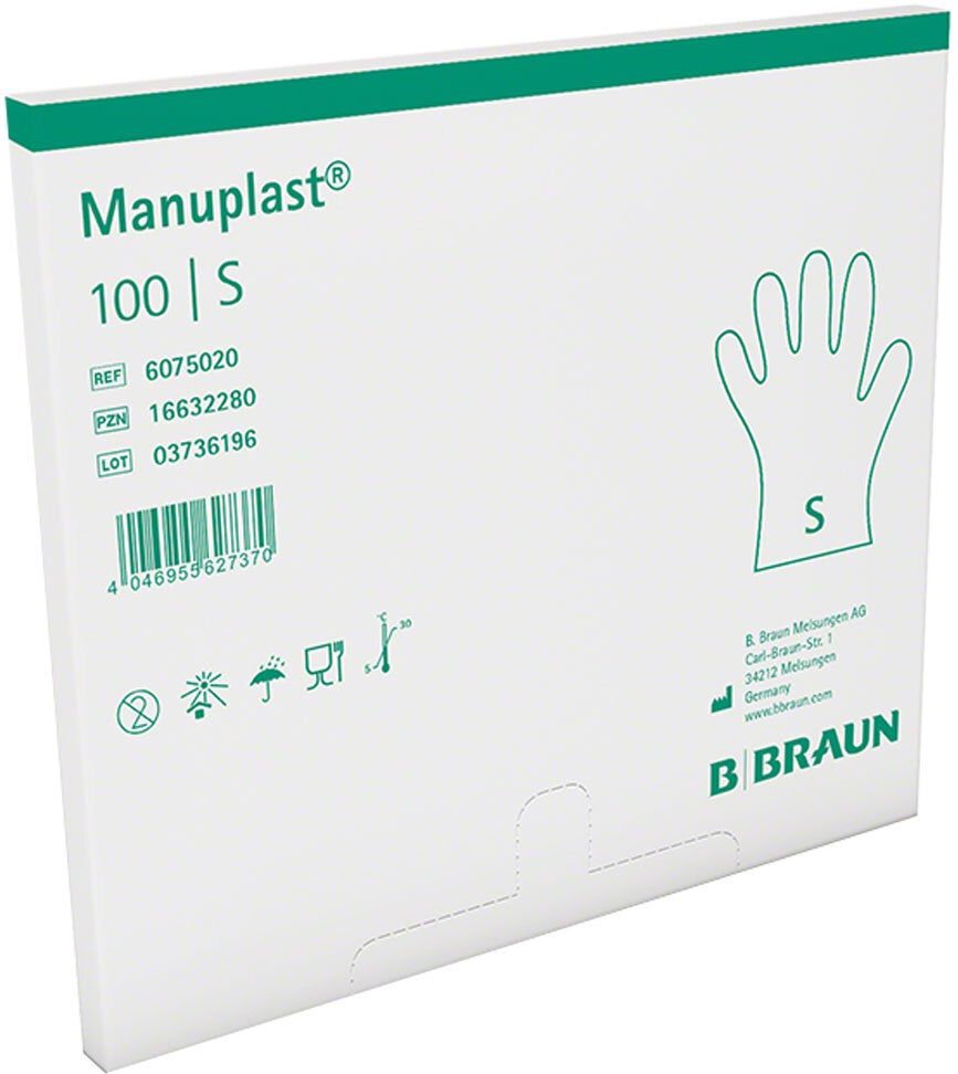 Manuplast Einmal Handschuhe PE Gr.S 100 St