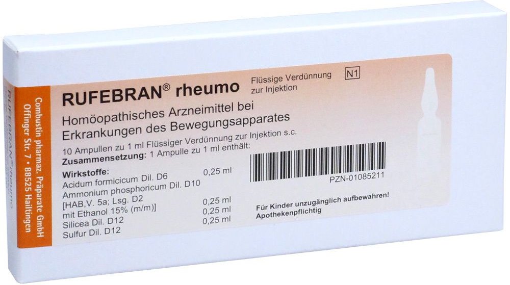 Rufebran rheumo Ampullen 10 St