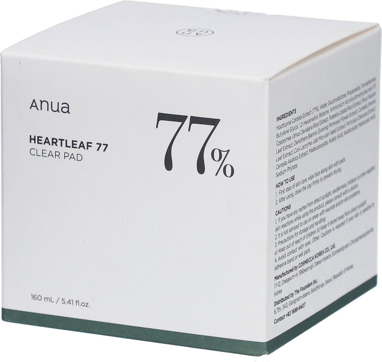 Anua Heartleaf 77% Clear Pad 160g 160 g Pads