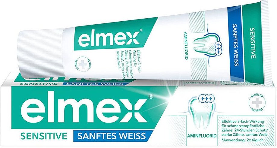 Elmex Sensitive sanftes Weiß Zahnpasta 75 ml