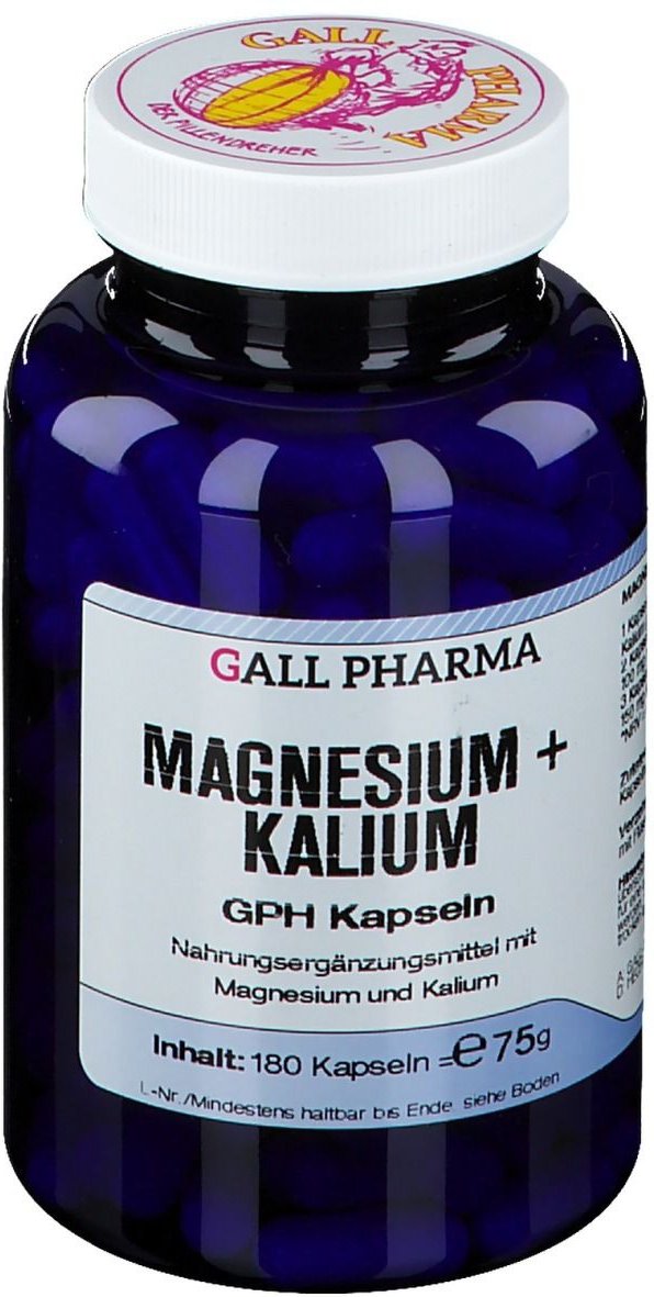 Magnesium+Kalium GPH Kapseln 180 St