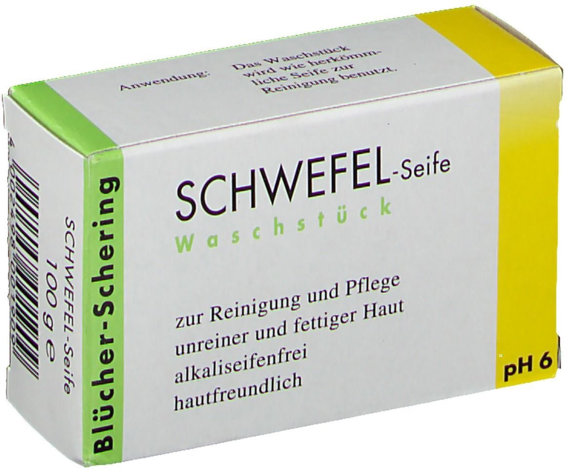 Schwefel Seife Blücher Schering 100 g