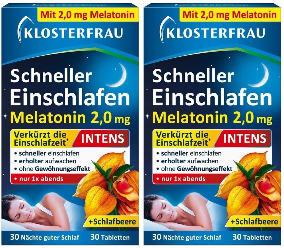Klosterfrau Schneller Einschlafen Tabletten 2x 2x30 St