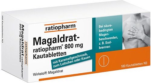 MAGALDRAT-ratiopharm 800 mg Tabletten 100 St