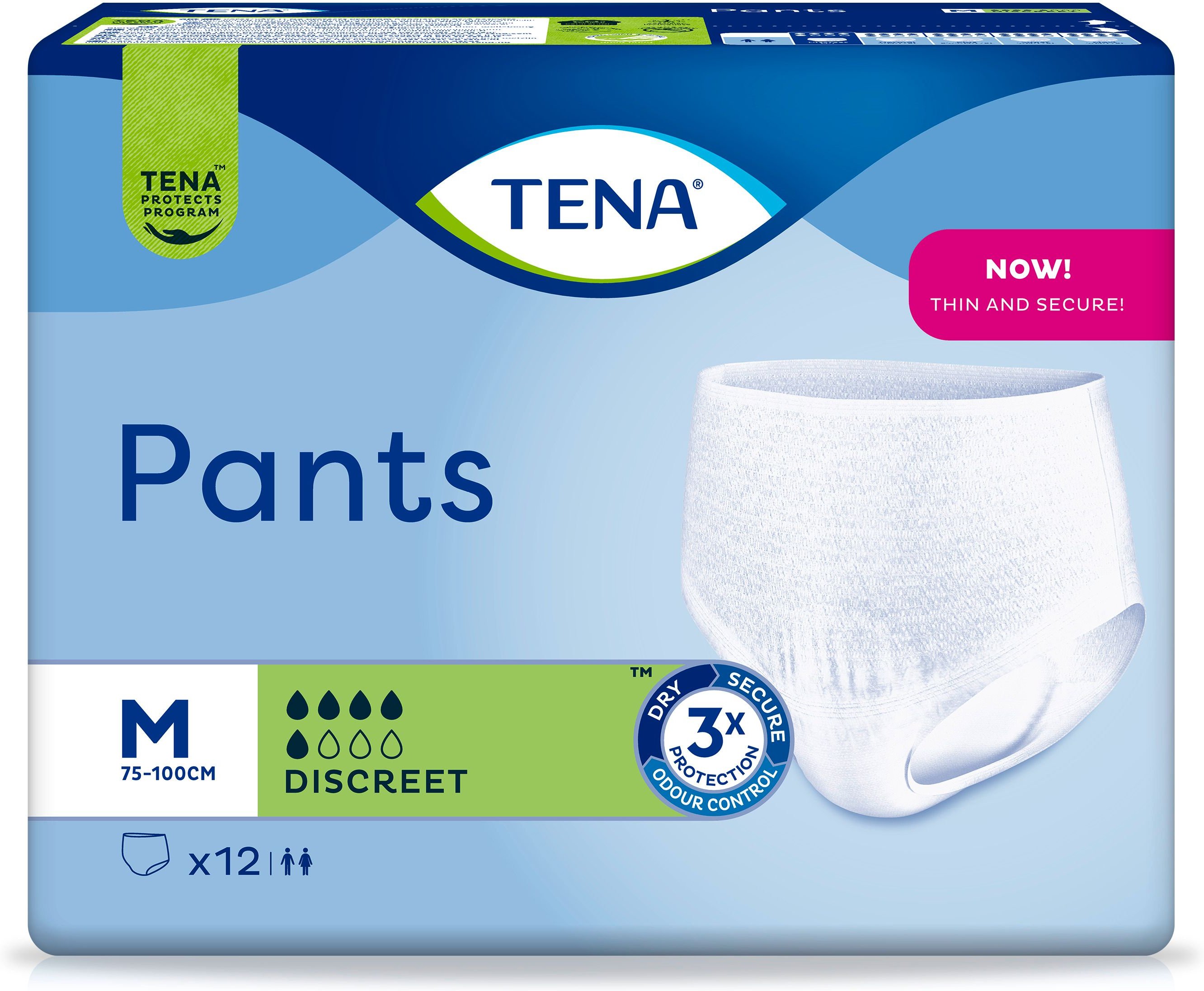 Tena Pants Discreet M bei Inkontinenz 6x12 St Einweghosen
