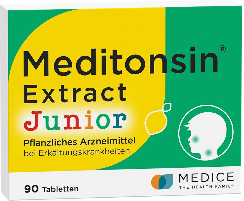 Meditonsin Extract Junior pflanzl.Erkältungstabl. 90 St Tabletten