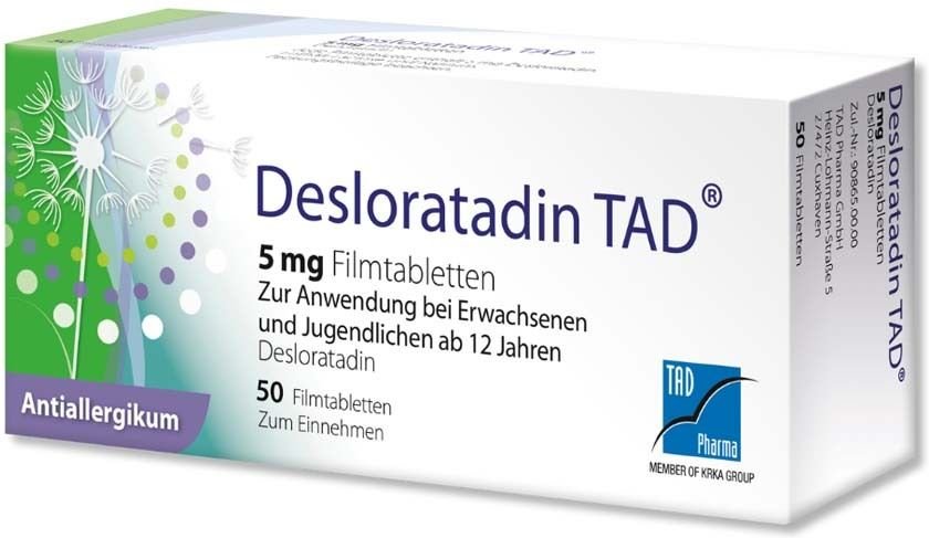 Thumbnail - Desloratadin TAD 5 mg Filmtabletten 50 St