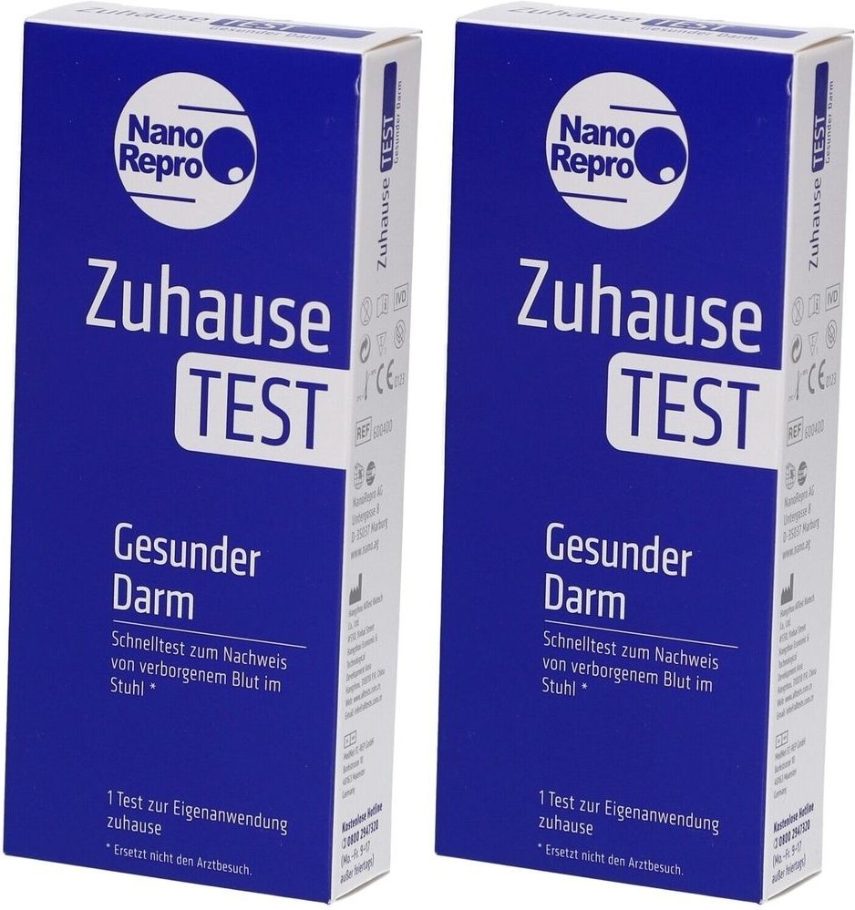 Zuhause Test Gesunder Darm FOB Stuhl 2x 2x1 St