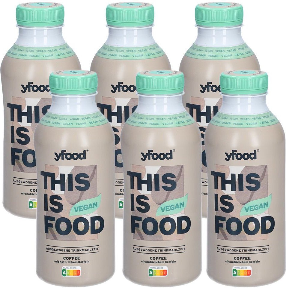 yfood Drink Vegan Coffee 6x500 ml Trinklösung