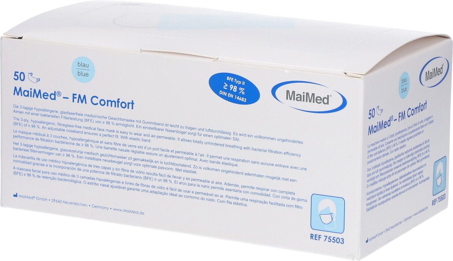 Op-Mundschutz unsteril 75503 50 St