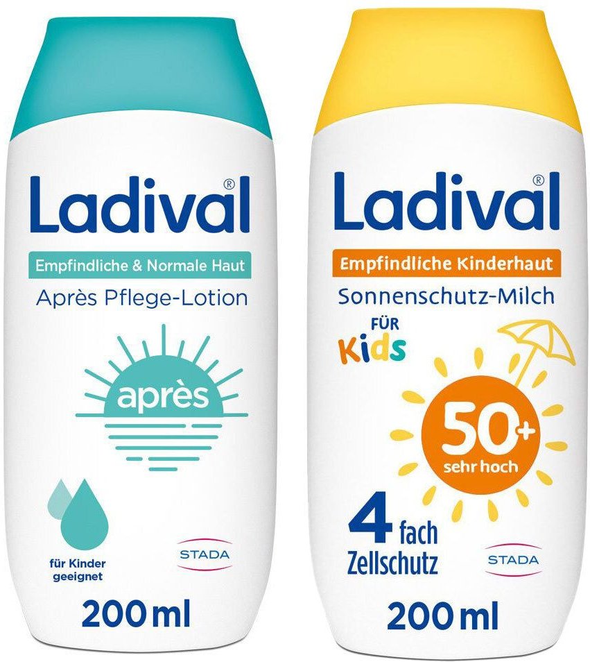 Ladival Kinder Sonnenschutz-Milch LSF 50+ & Après Pflege 1 St Set