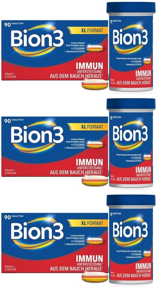 Thumbnail - Bion3 Tabletten x3 3x90 St