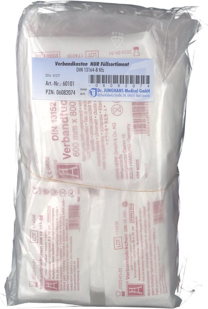 Verbandkasten Füllung DIN 13164-B Kfz 1 St Set
