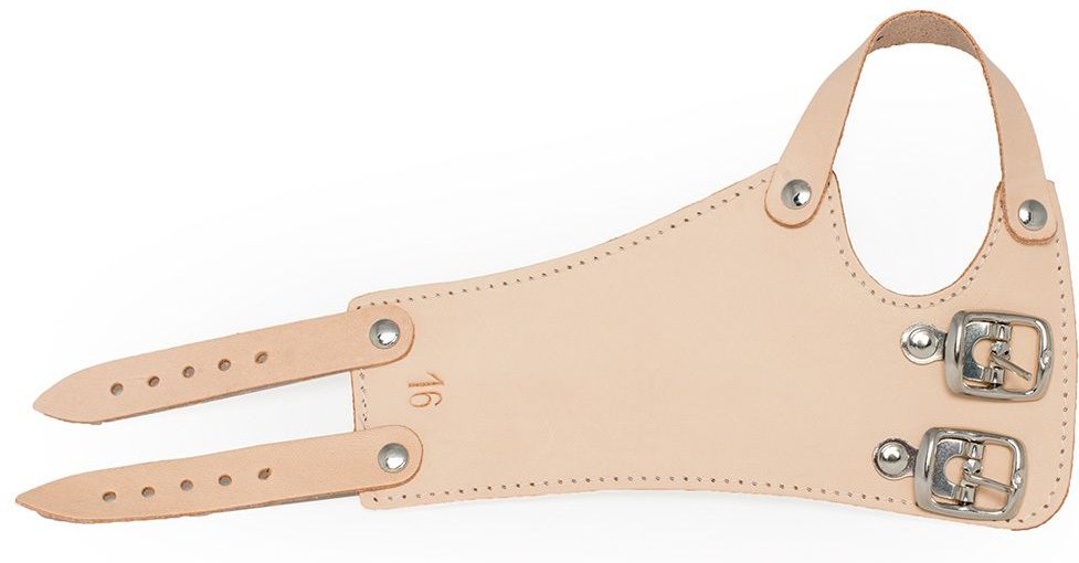 Handgelenkriemen 18 Leder links 2 Schn.gef. 1 St Bandage(s)