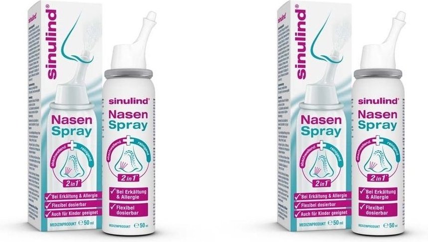 Sinulind 2in1 Nasenspray 2x 2x50 ml