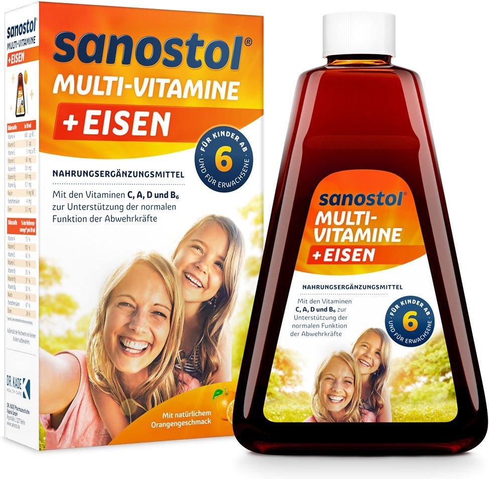 Sanostol plus Eisen Saft 460 ml