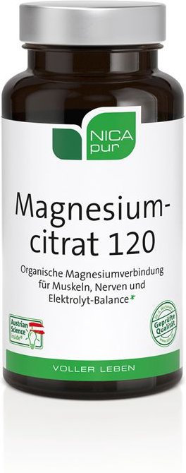 Nicapur Magnesiumcitrat 120 Kapseln