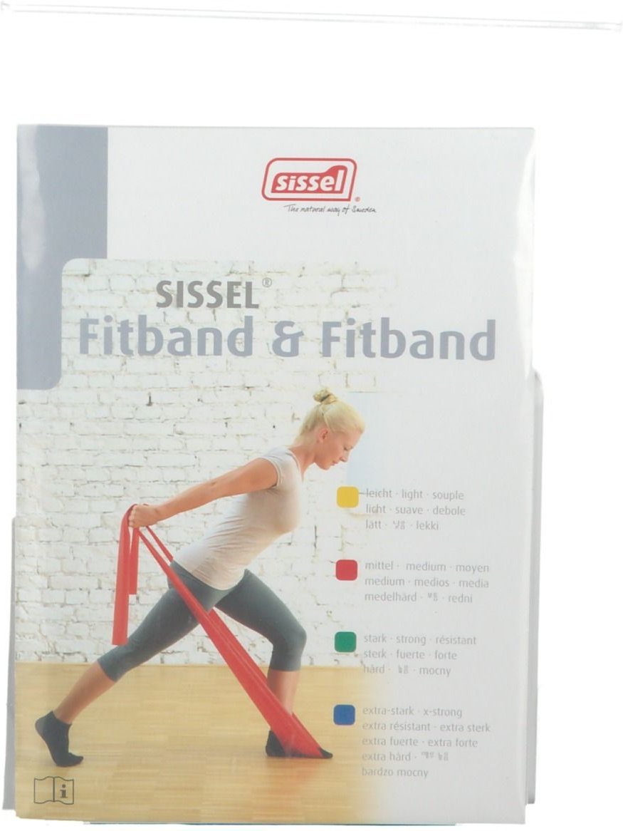 Sissel Fitband 2M X-Strong Blauw + Clip 1 St Streifen