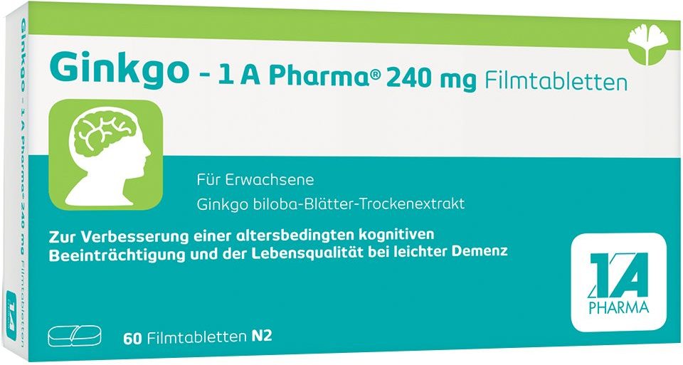 Ginkgo-1A Pharma 240 mg Filmtabletten 60 St