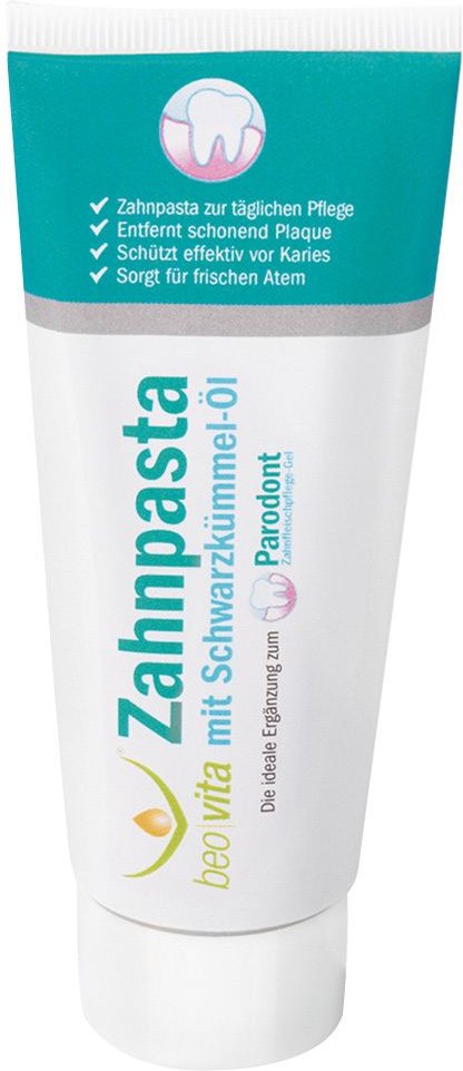 Beovita Zahnpasta mit Schwarzkümmelöl 75 ml
