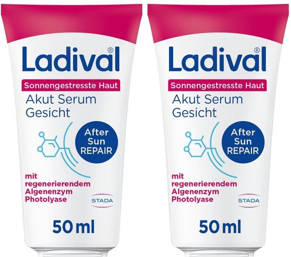 Ladival sonnengestresste Haut Akut Serum Gesicht x2 2x50 ml Flüssigkeit