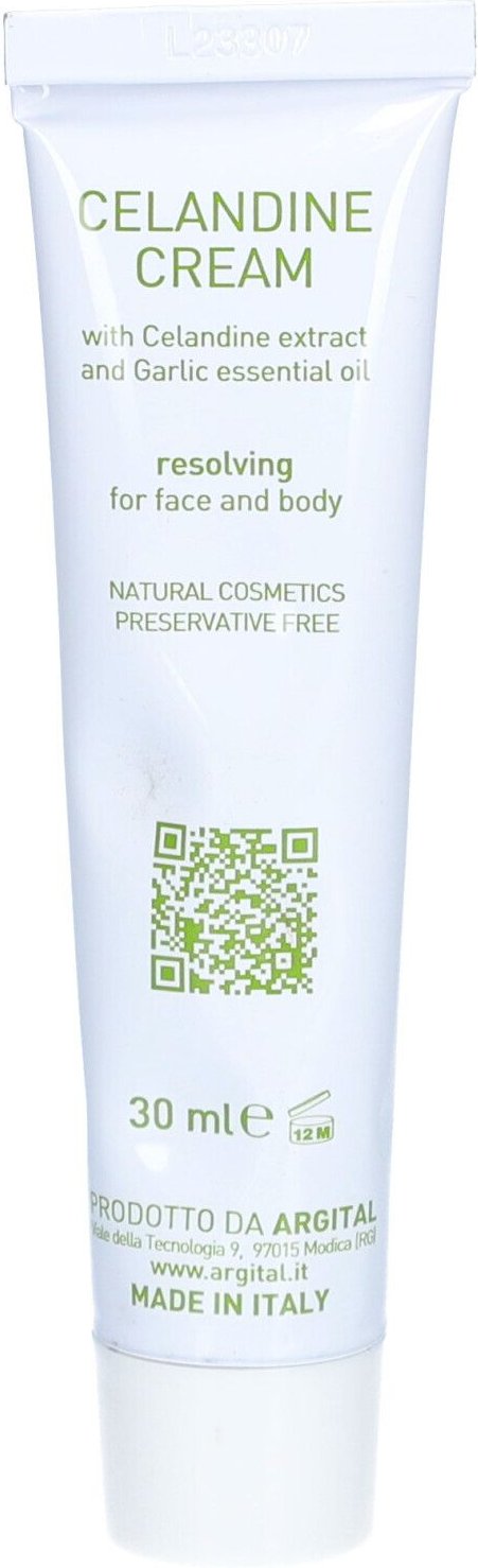 WARZENKRAUT-Schöllkraut Creme Argital 30 ml