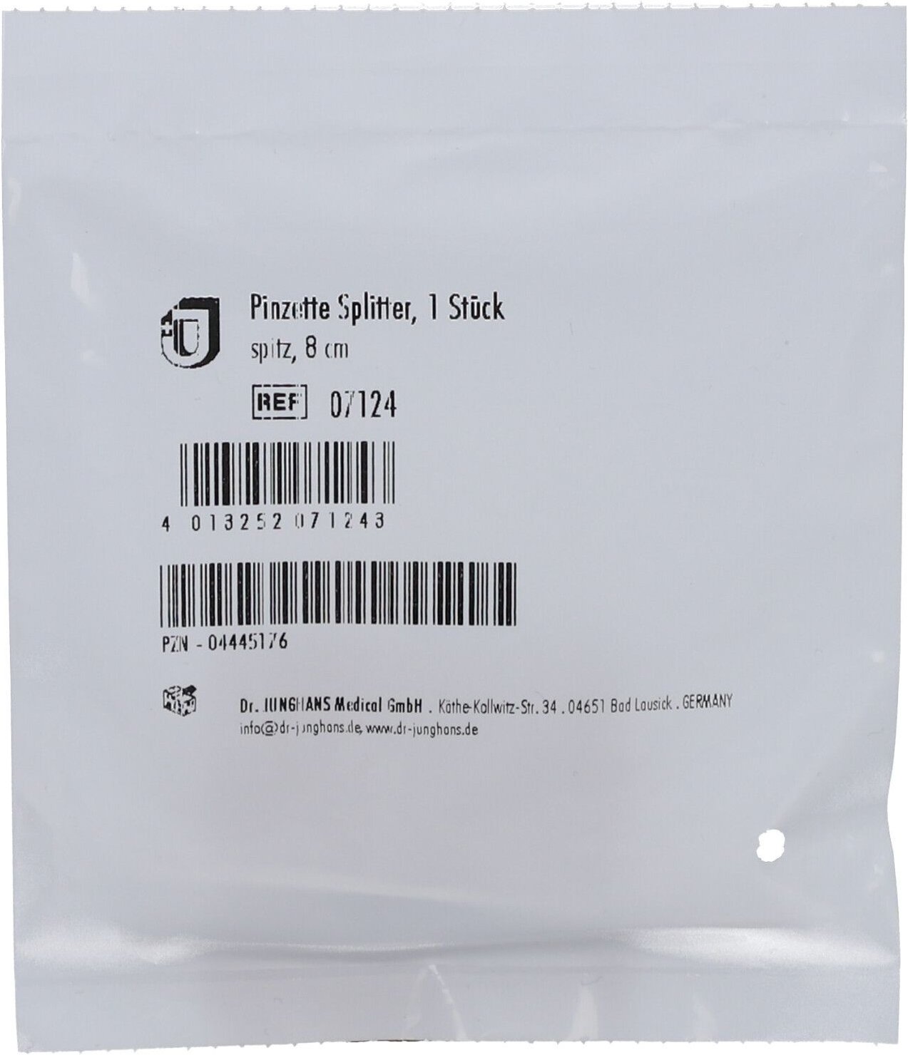 Pinzette Splitter spitz 8 cm 1 St