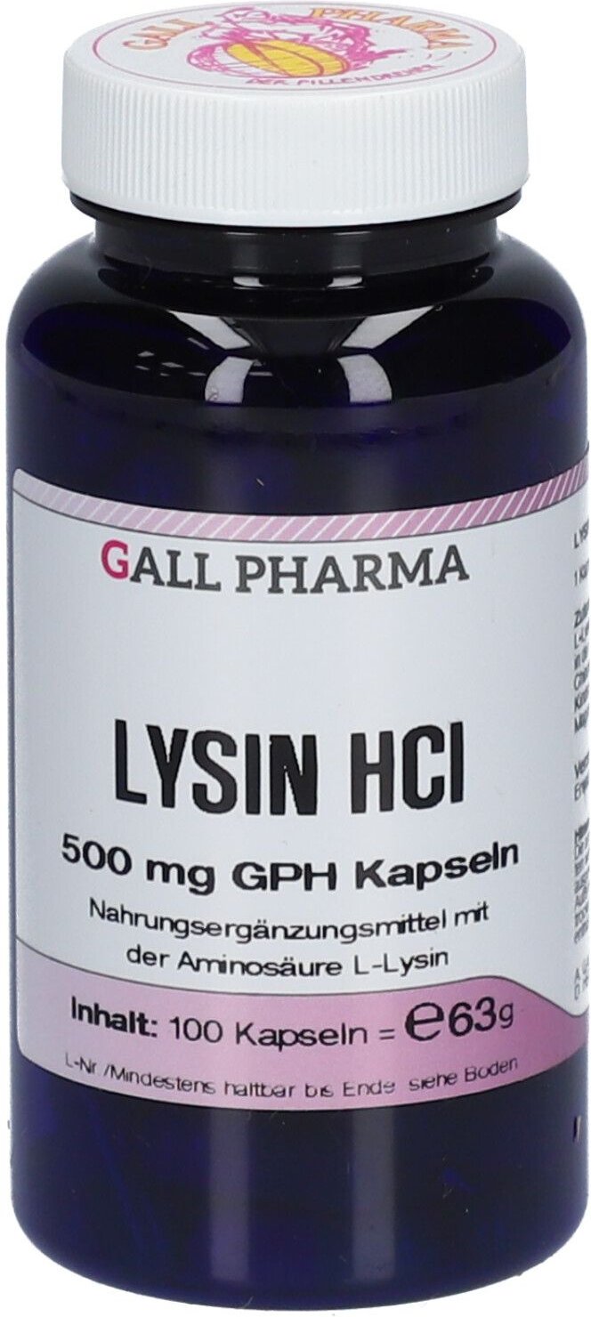 Thumbnail - Lysin HCL 500 mg GPH Kapseln