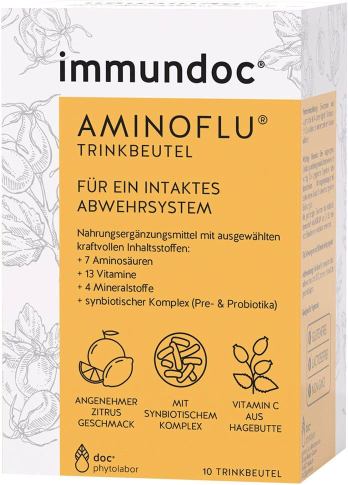 Immundoc Aminoflu+Probiotika Trinkgranulat 10 St Pulver
