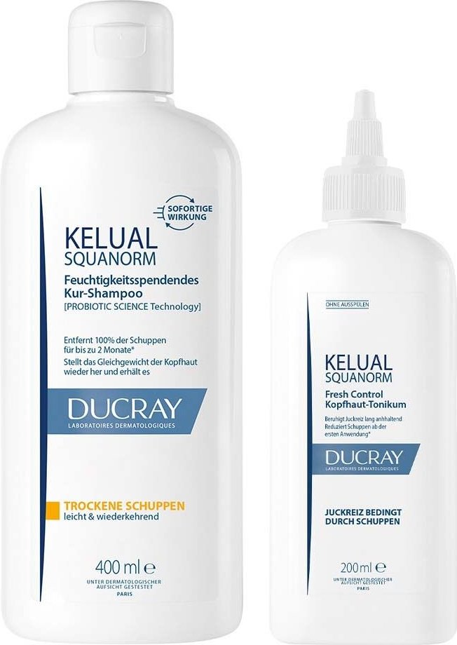Ducray Kelual Squanorm Anti-Schup.Kopfhaut-Tonikum + Anti-Schuppen 1 St Set