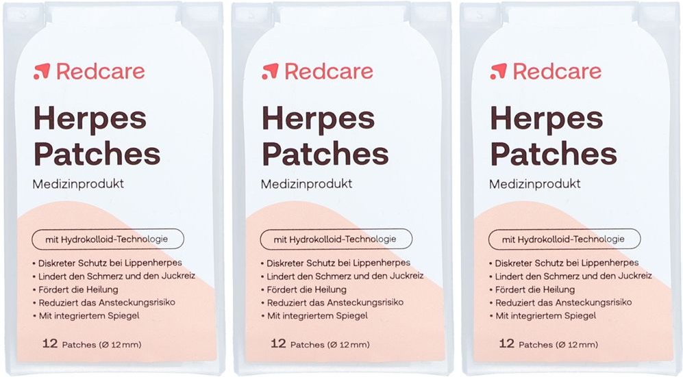 Herpes Patch Redcare 3er-Pack 3x12 St Pflaster