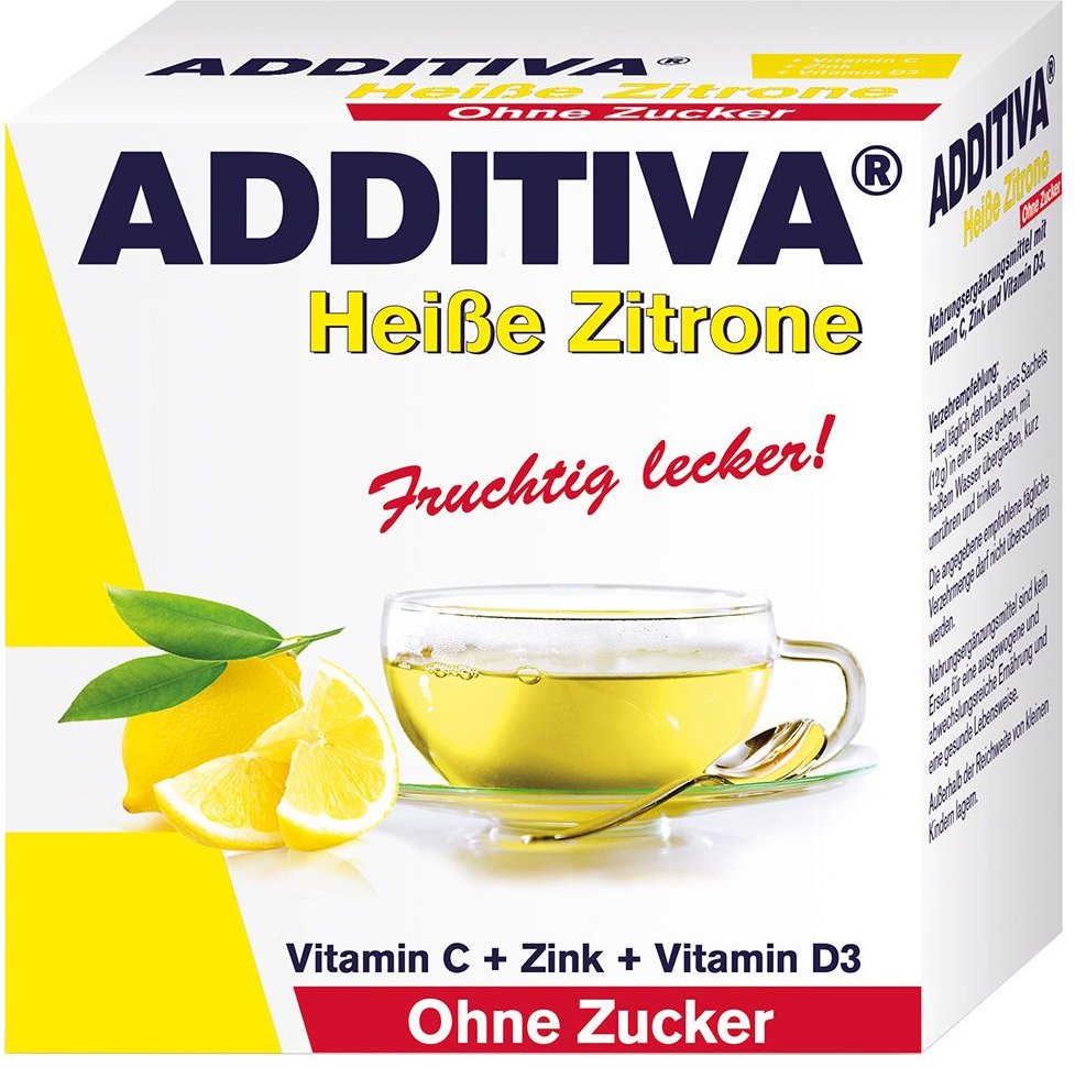 Thumbnail - Additiva heiße Zitrone ohne Zucker Sachets