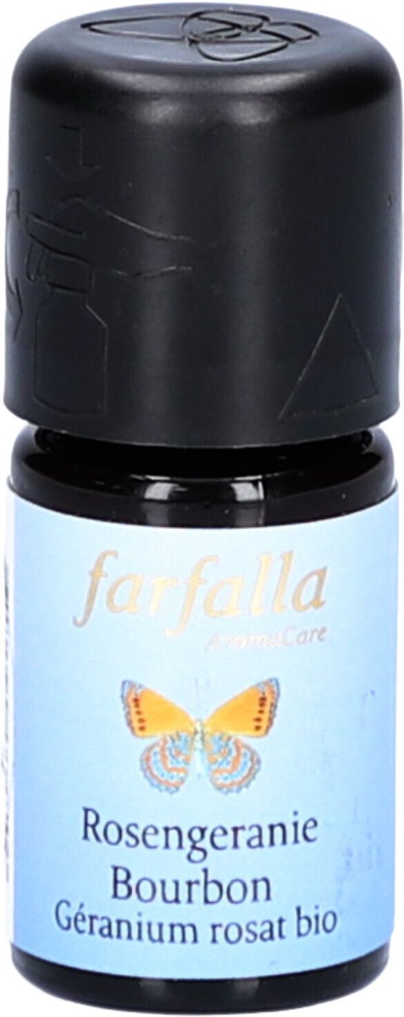 Farfalla Rosengeranie Bourb Äth/Öl Bio Cru 5 ml Ätherisches Öl