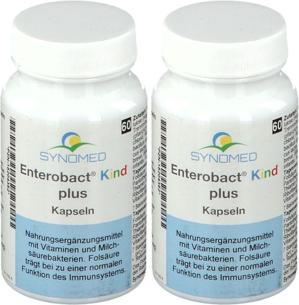 2x Enterobact Kind plus Kapseln 2x60 St