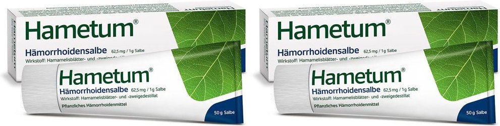 Thumbnail - Hametum Hämorrhoiden Salbe Doppelpack 2x50 g