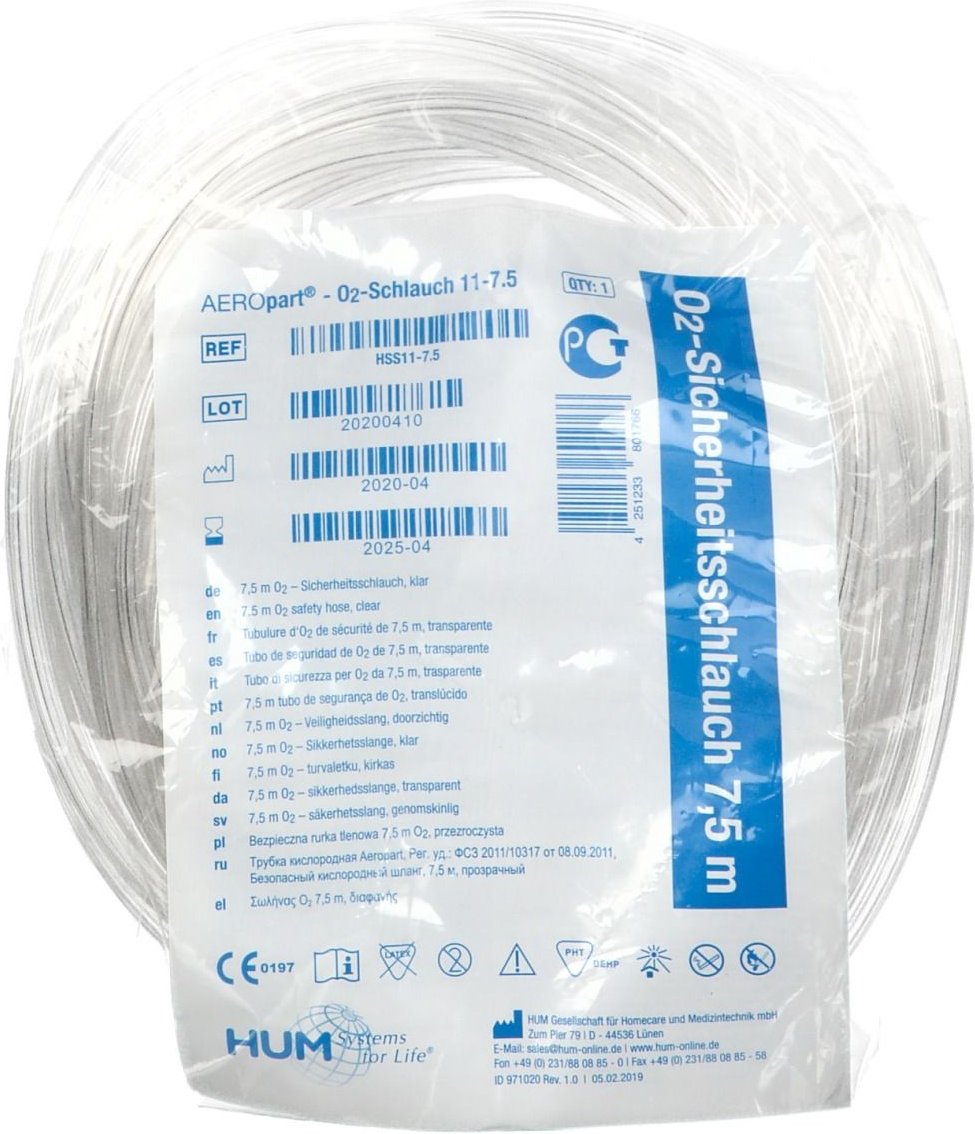 Zuurstof Tube 6-Star Lumen 7,5 m 1 St Zubehör