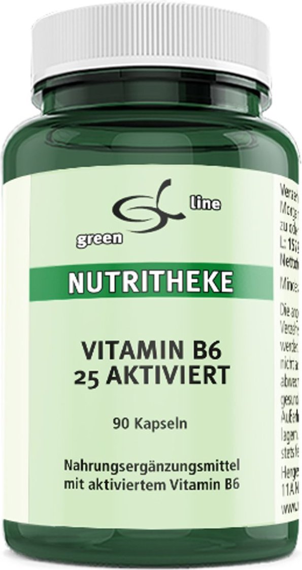 Vitamin B6 25 mg aktiviert Kapseln 90 St