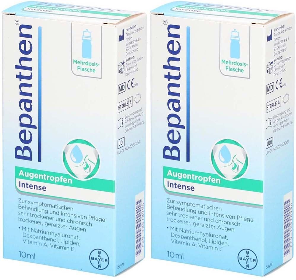 Bepanthen Augentropfen Intense 2x 2x10 ml