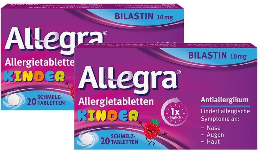 Allegra Allerg Kinder 10Mg Doppelpack 2x20 St Schmelztabletten