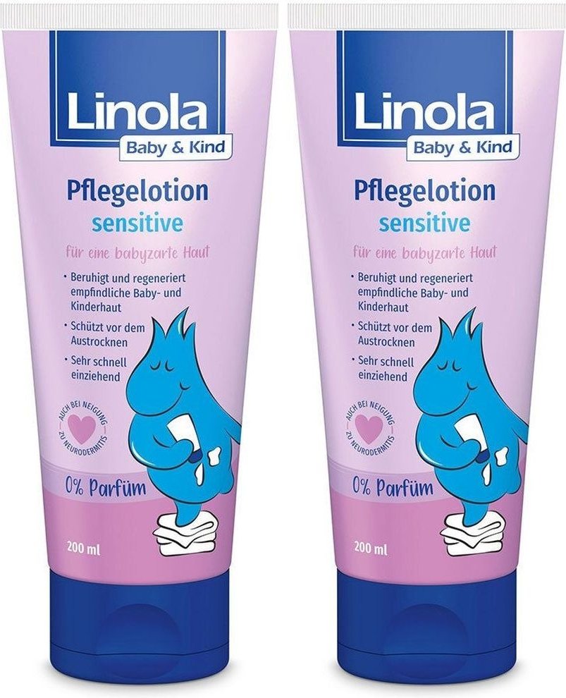 Linola Baby & Kind Pflegelotion sensitive 2x 2x200 ml Lotion