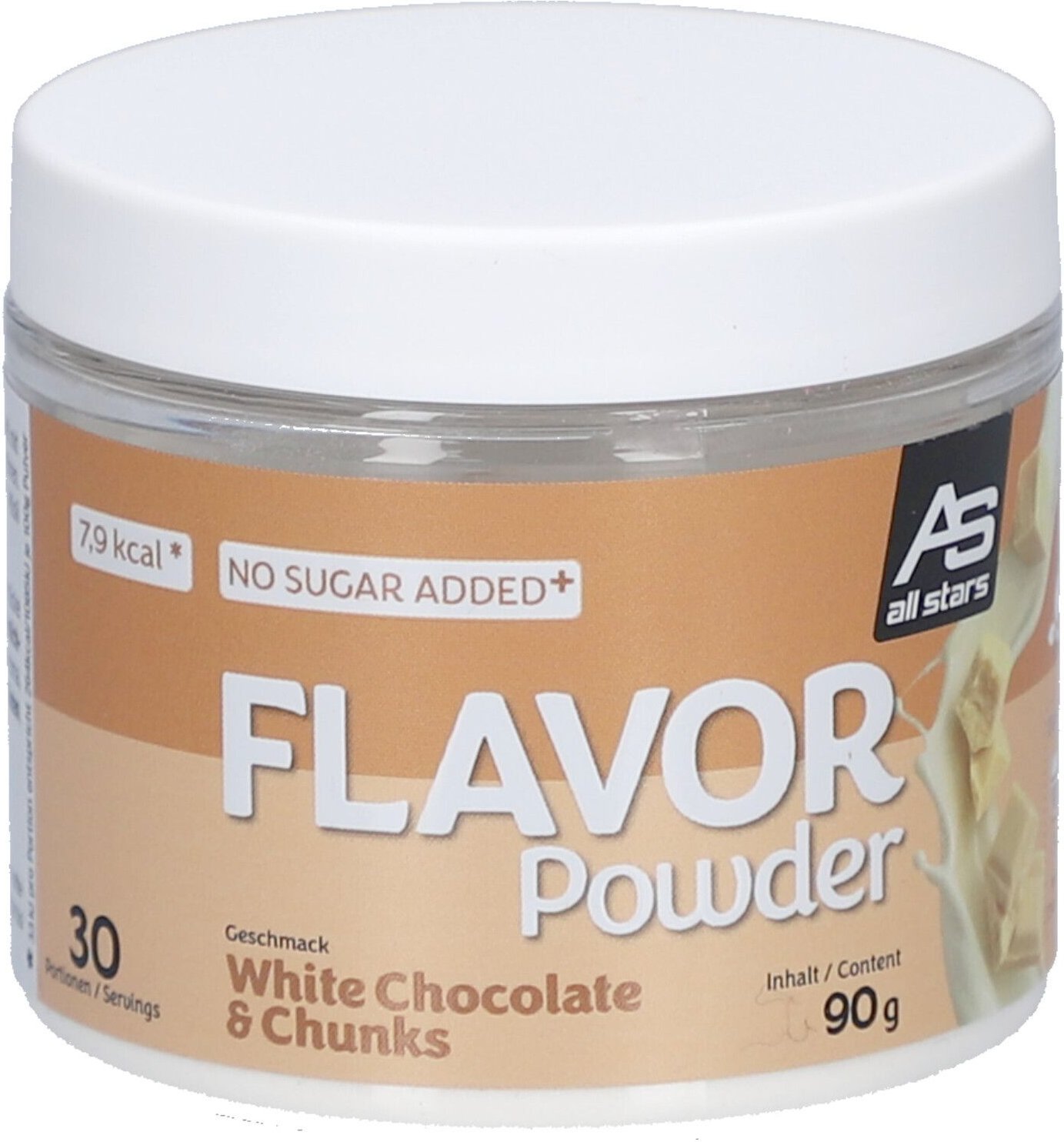 Flavor Powder White Chocolate & Chunks 90 g Pulver