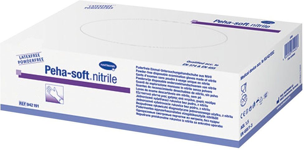 Peha-Soft nitrile fino Unt.Hands.unsteril pf M 150 St Handschuhe