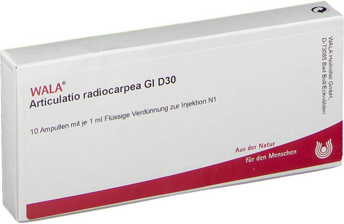 Articulatio Radiocarpea GL D 30 Ampullen